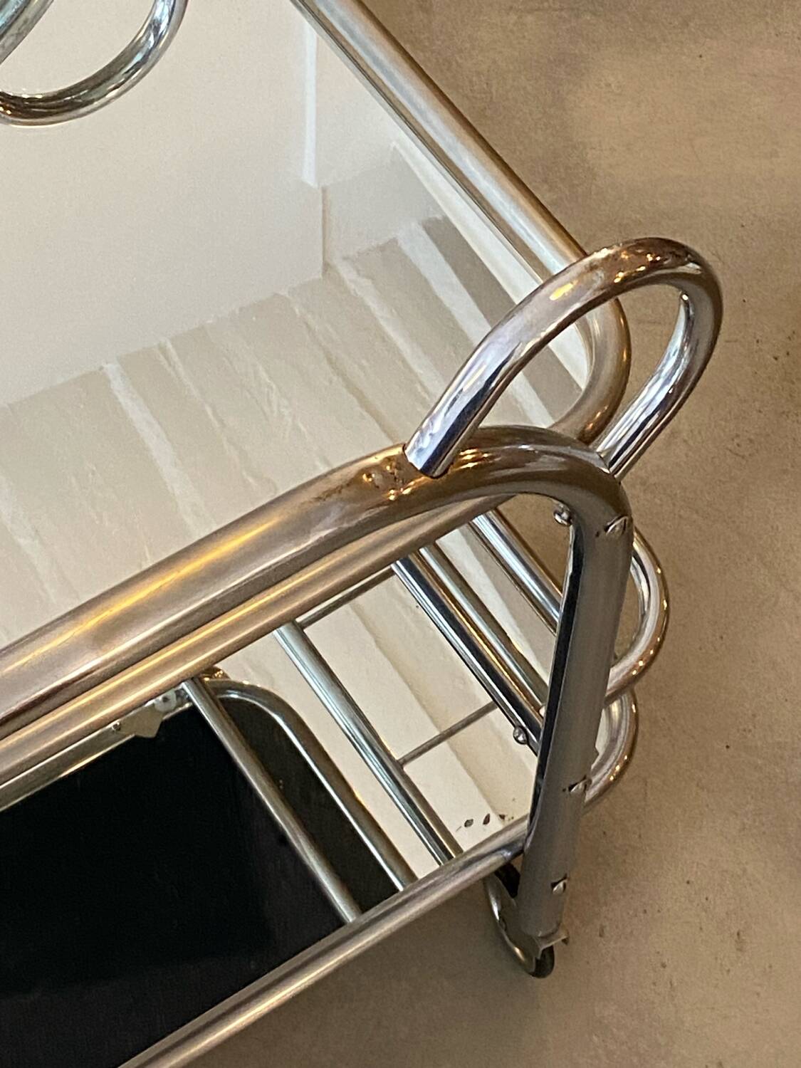 Mallet Stevens trolley on wheels