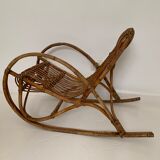 Rocking-chair child rattan