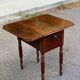 Victorian bedside table with shutters and drawers