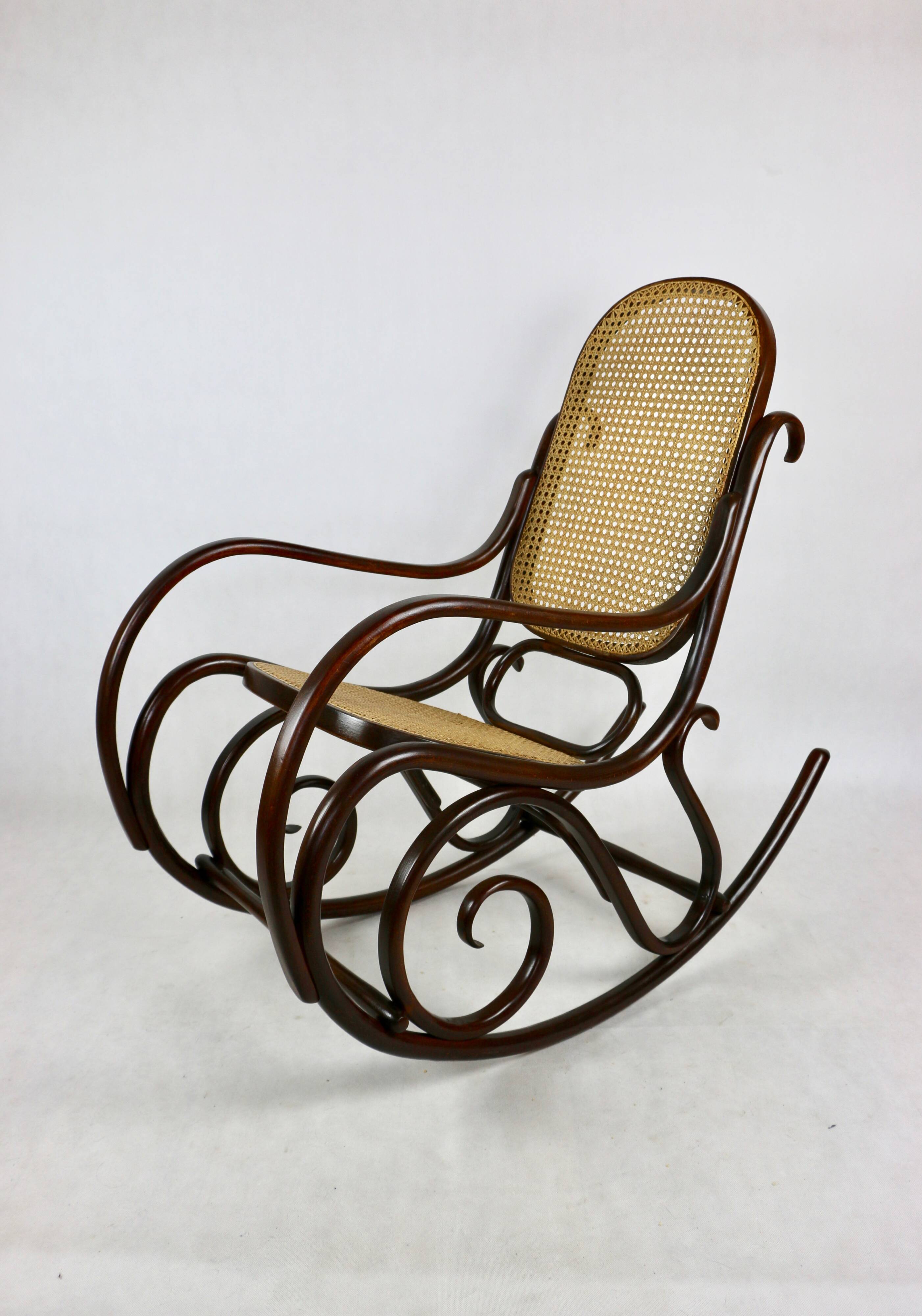 Vintage Brown Rocking Chair