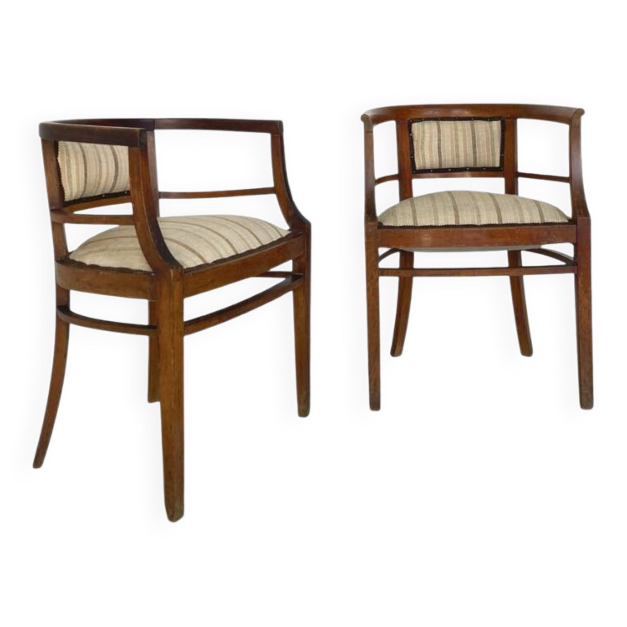 Italian side armchairs, 1920s/1930s