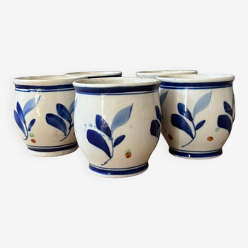 Foliage Pattern Ceramic Pots