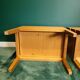 Pair of vintage bedside tables with 2 drawers
