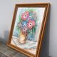 Nature morte bouquet aquarelle sur papier