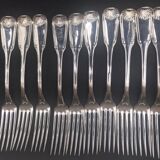 Silver shell cutlery