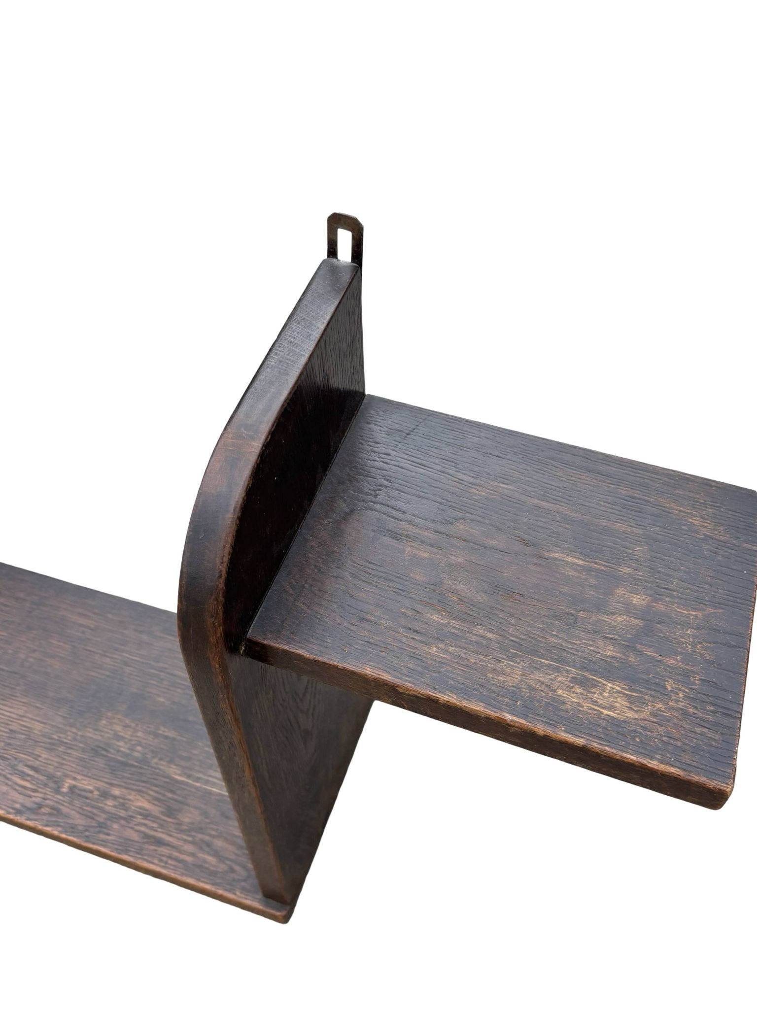 Art Deco Wall shelf Book shelf floating shelf oak 1920s design
