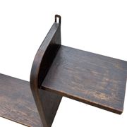 Art Deco Wall shelf Book shelf floating shelf oak 1920s design