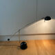 Desk lamp with black and chrome balance Massive vintage 80s