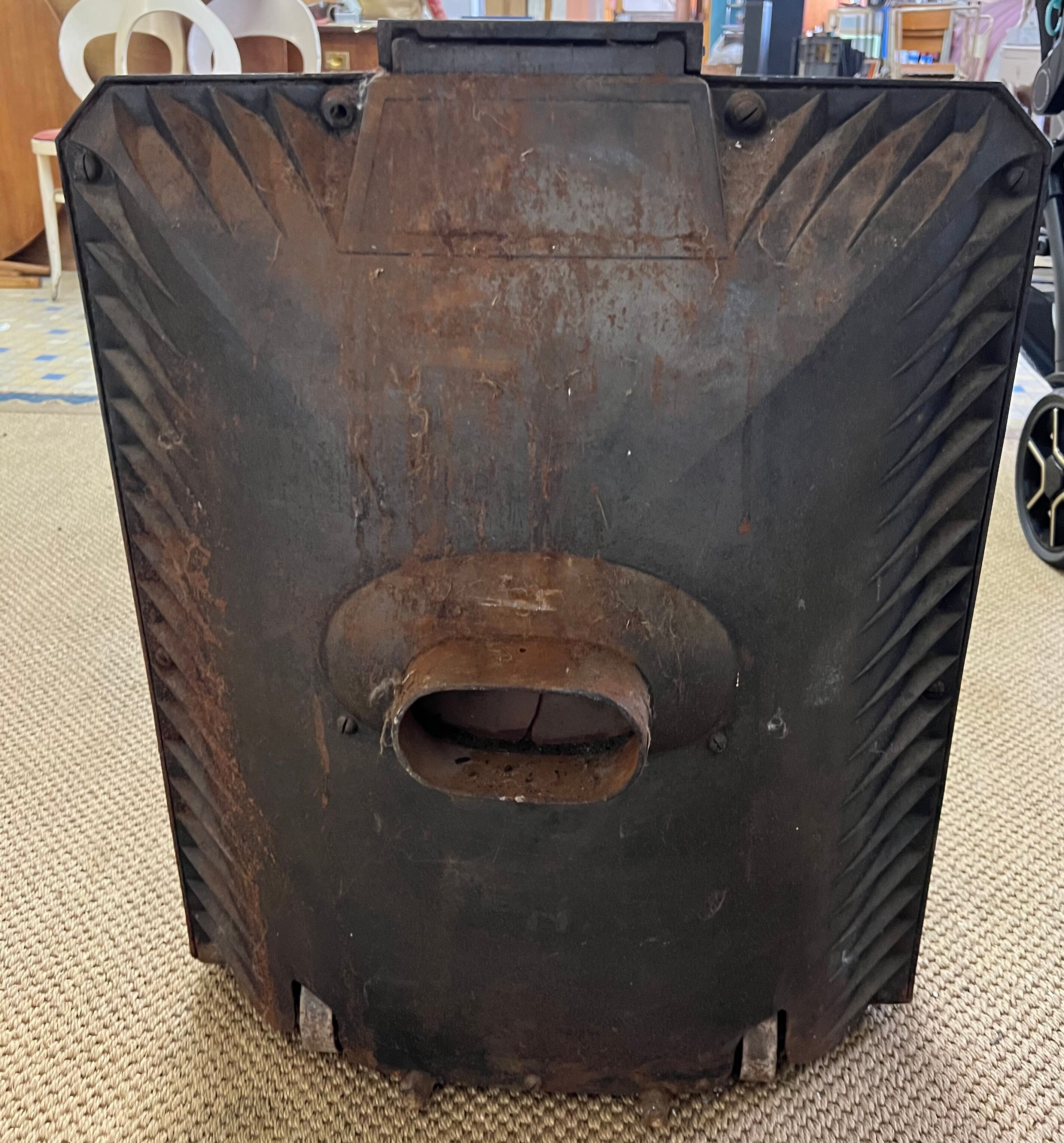 Cast iron stove E. Chaboche La Salamandre