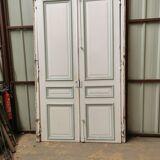Pair of old Haussmann doors 1900/1920 with built