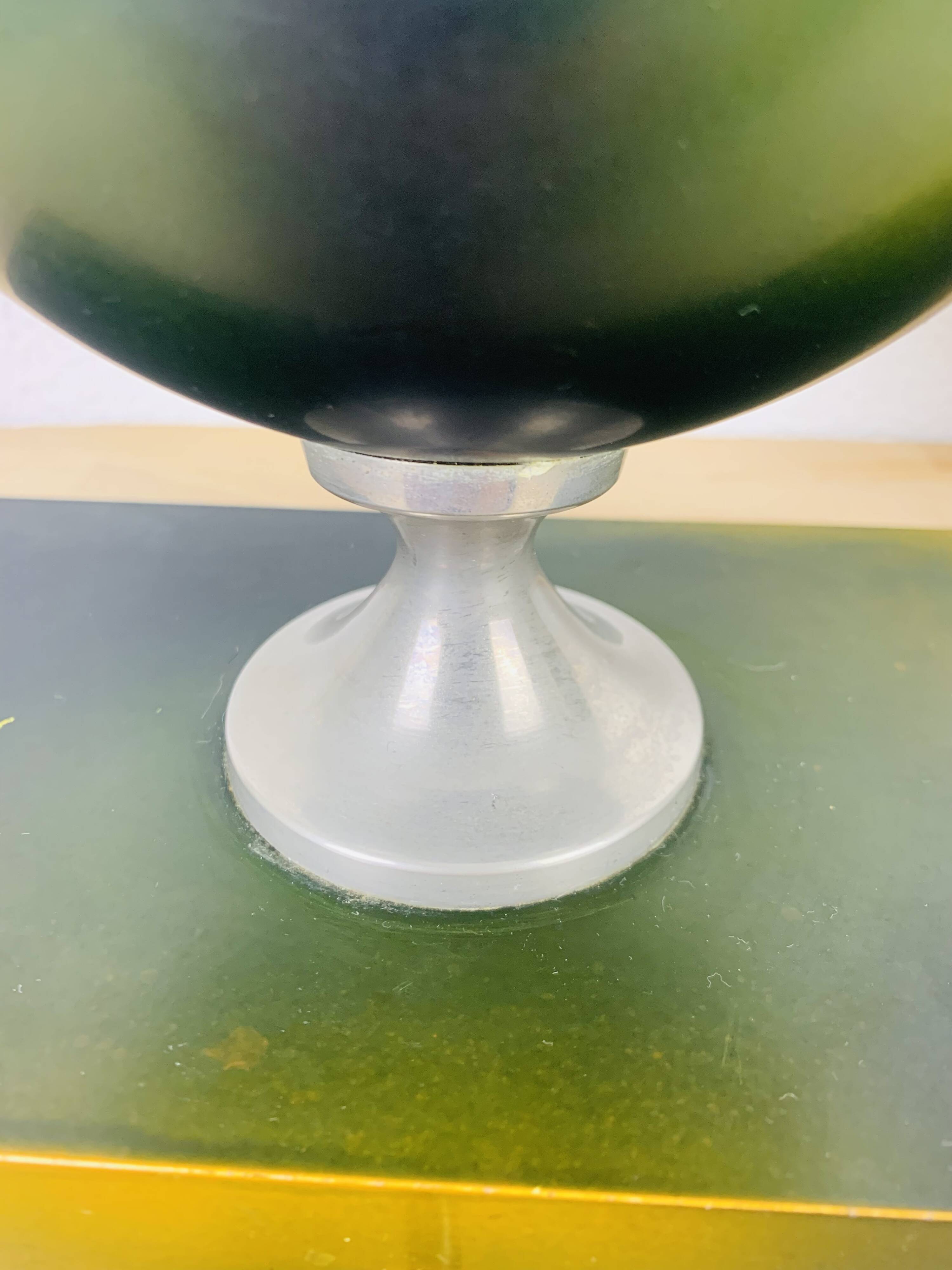Paire de lampes Philippe Barbier années 70, vert