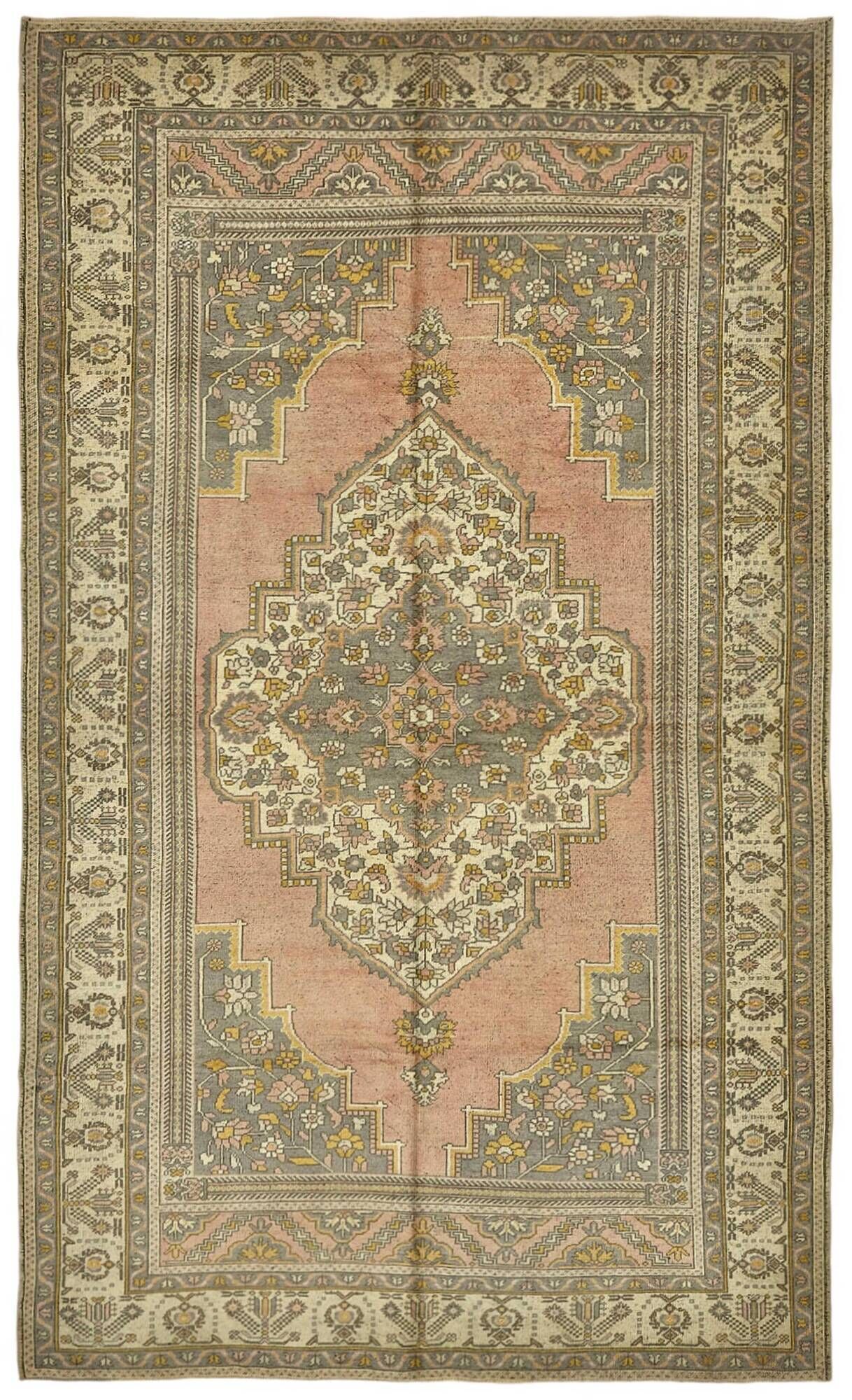 Turkish Vintage Anatolian Rug 202 cm x 345 cm
