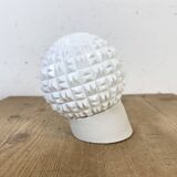 Vintage White Porcelain Wall Light, 1970s
