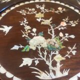 Pearl inlay stool