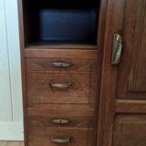 Asymmetrical vintage wardrobe 50s