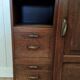 Asymmetrical vintage wardrobe 50s