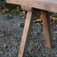 19th century oak farm bench