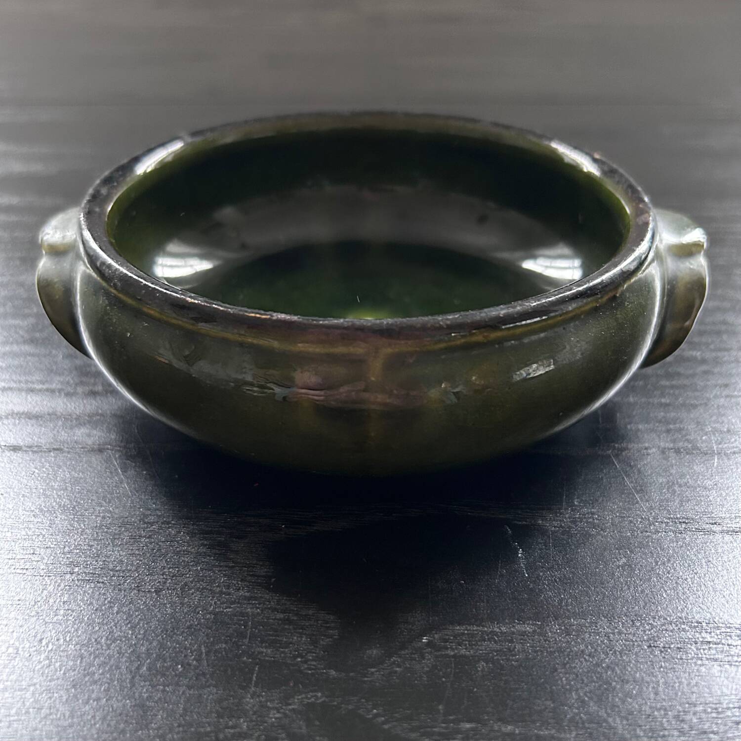Olive green bowl
