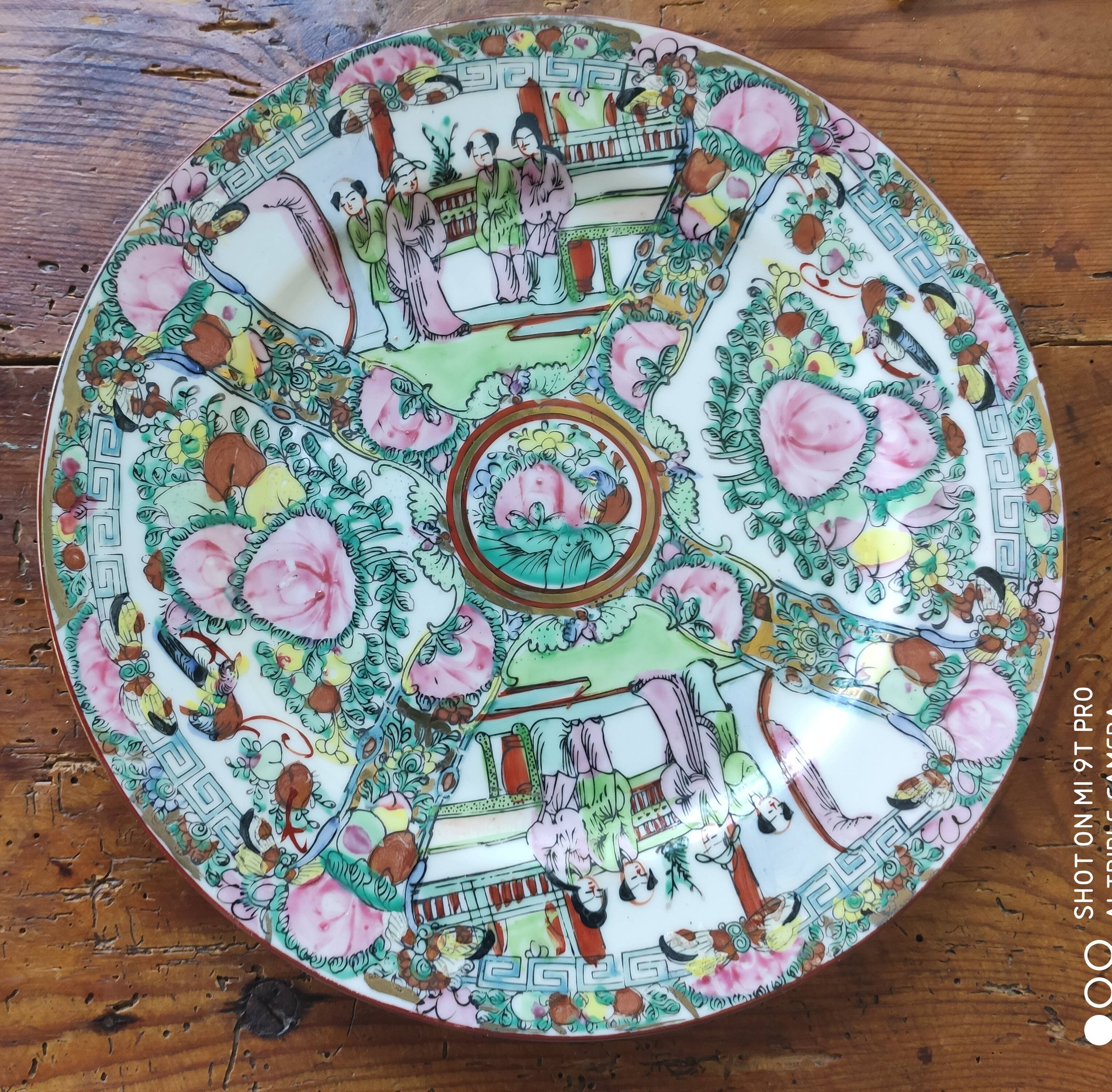 Assiette chinoise vintage