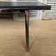 Table basse chromé et plateau ardoise