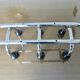 Streamlined coat rack, rockabilly, in chrome metal and bakelite 1970