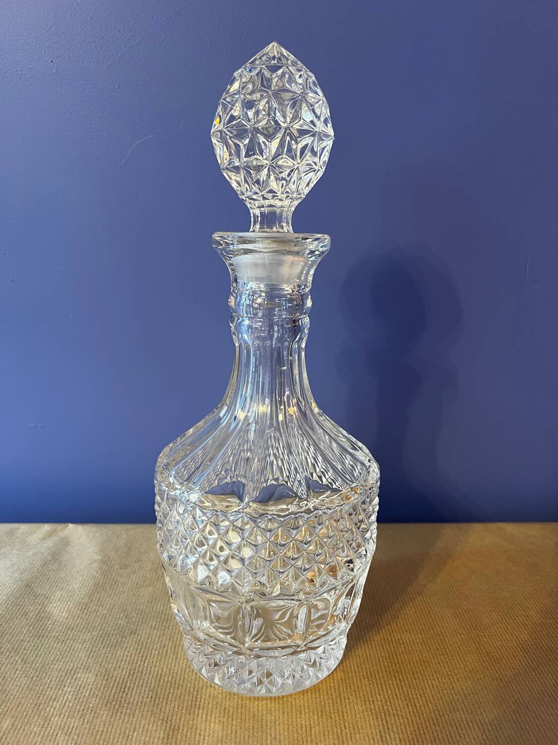 1940s crystal carafe
