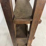 Brutalist aranjou wood rack