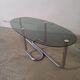 Designer chrome coffee table