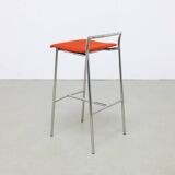 4x Bar Stool in Chrome by Casala, 1990s