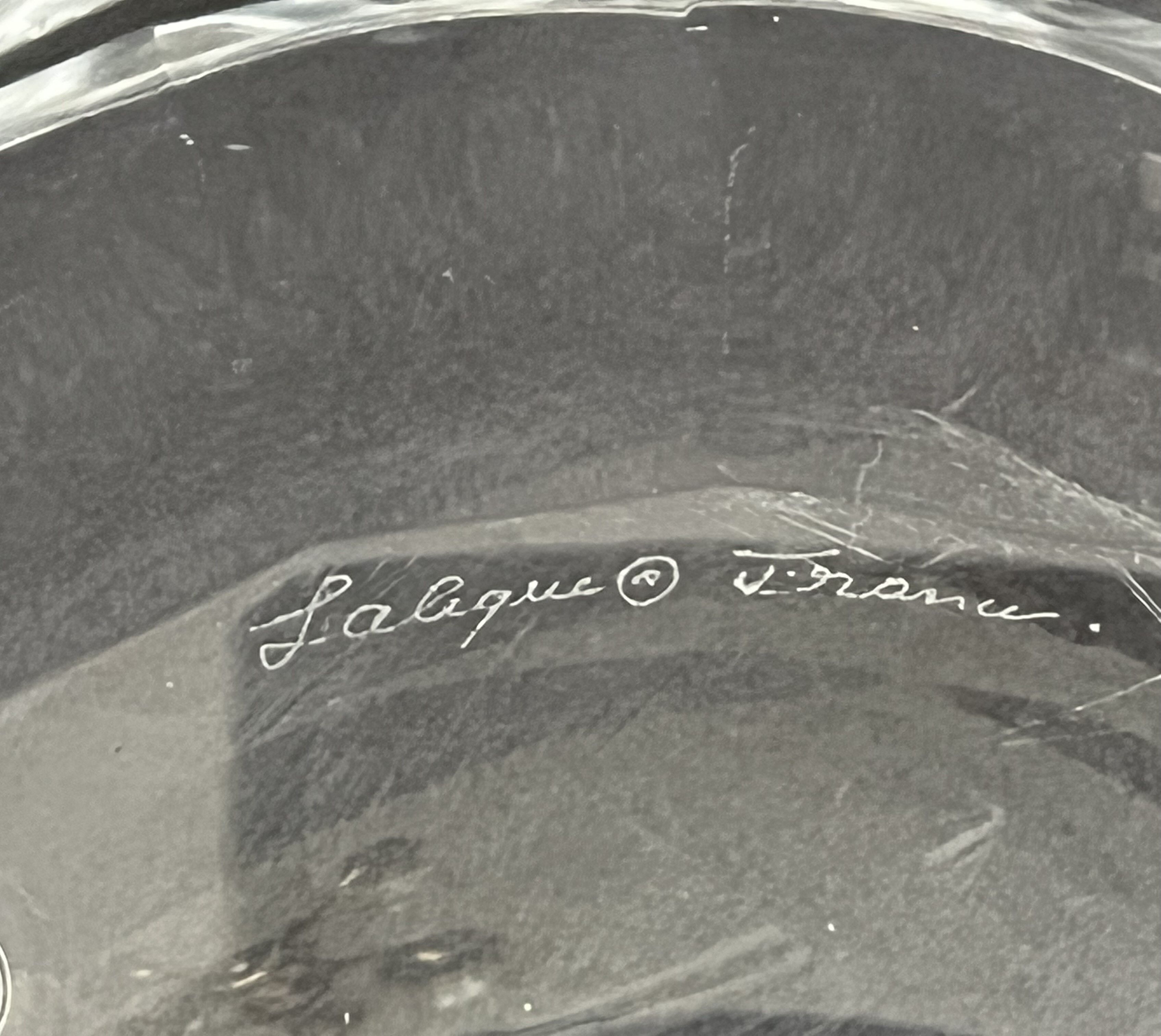 Bougeoir Lalique modèle Auriac