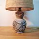 Lampe en céramique zoomorphe 70's