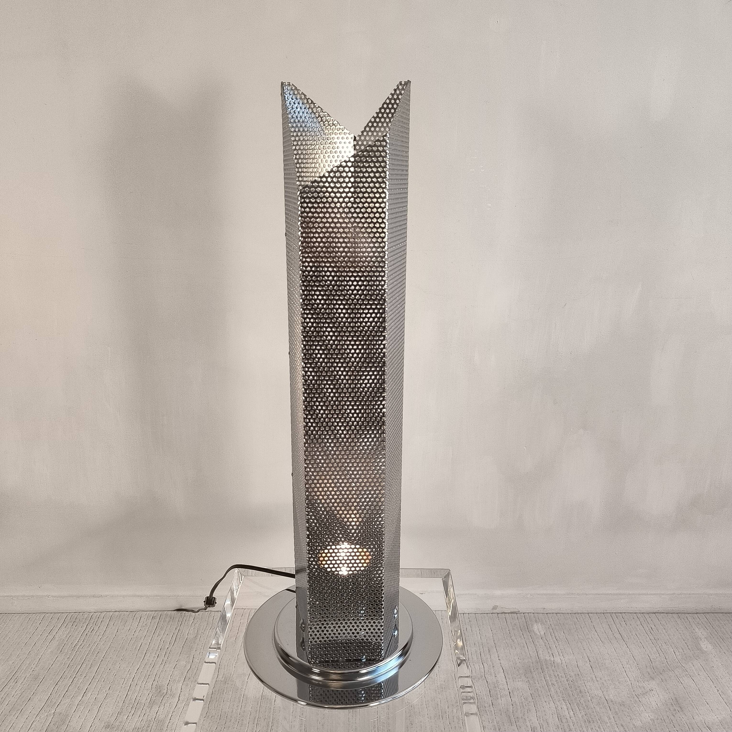 Postmodern "Skyscraper" lamp – Italy, 1980s