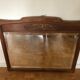 Art Nouveau wooden mirror