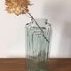 Large art-deco glass vase San Miguel (Spain). Handmade (original label)