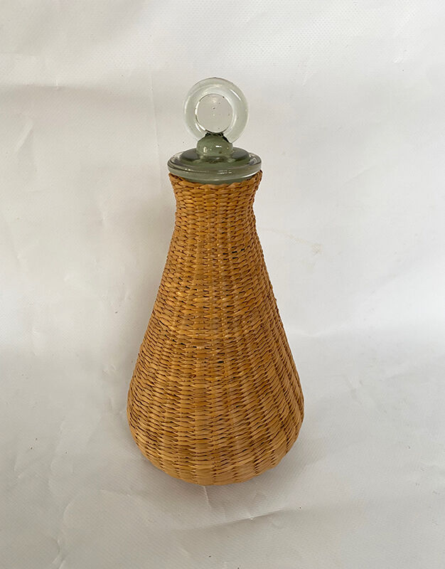 Rattan decanter