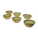6 ceramic bowls by Antoine Fazio Vallauris