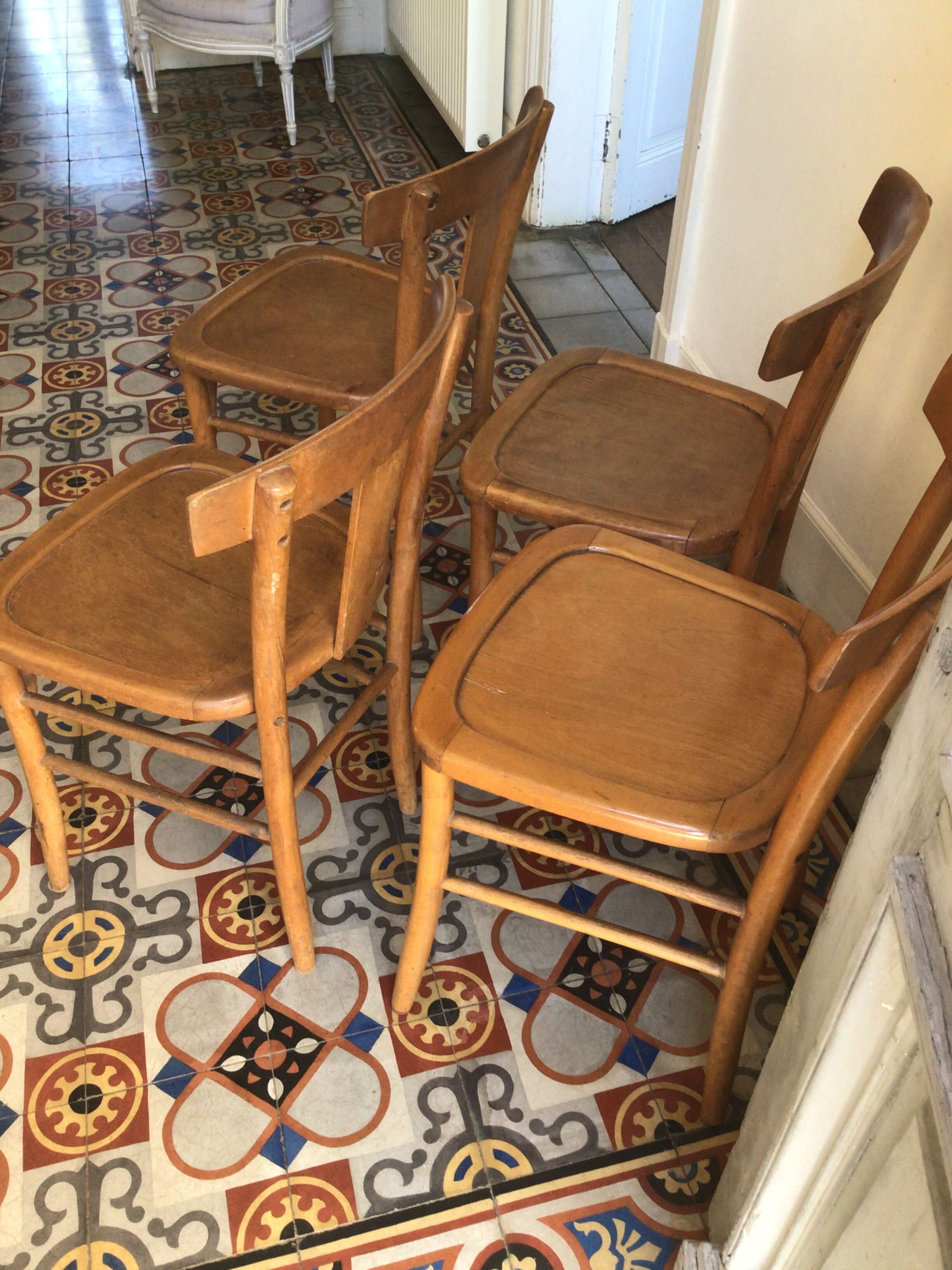 4 bistro chairs