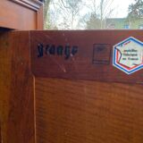 Louis Philippe style solid wood barn wardrobe from the 20th century.