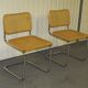 Lot of 2 chairs Model B32 by Marcel Breuer 80s