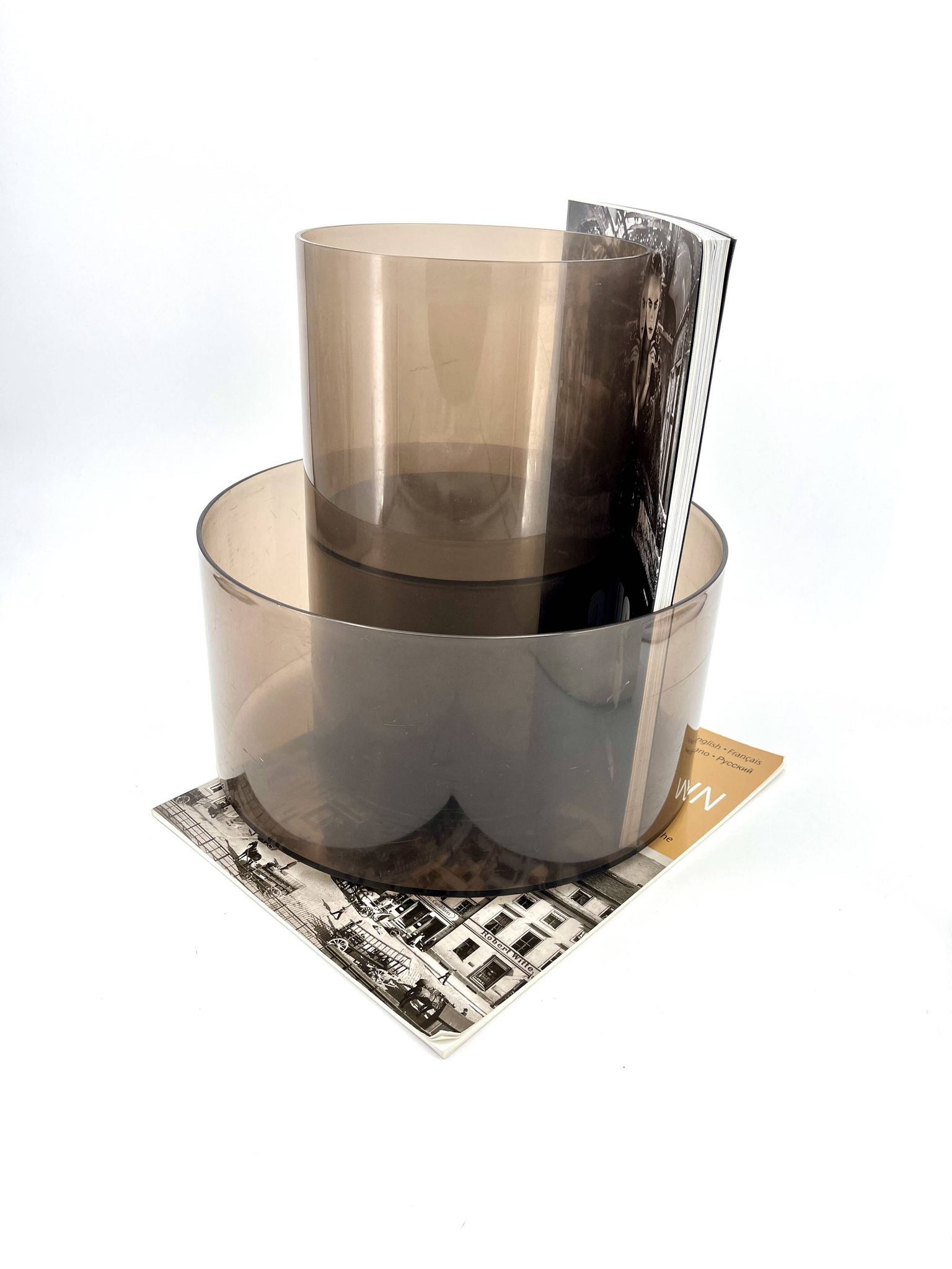 Vintage Swivel Magazine Rack by OPI Milano, Cini & Nils 1969, Italy