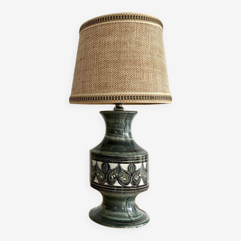 Swedish lamp, 2m fabric cable, fabric lampshade