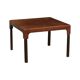 Vintage coffee table in veneered exotic wood, Italian design, 1960s.