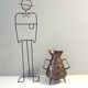 Vintage Copper Umbrella Stand Attr. to Angelo Bragalini, Italy