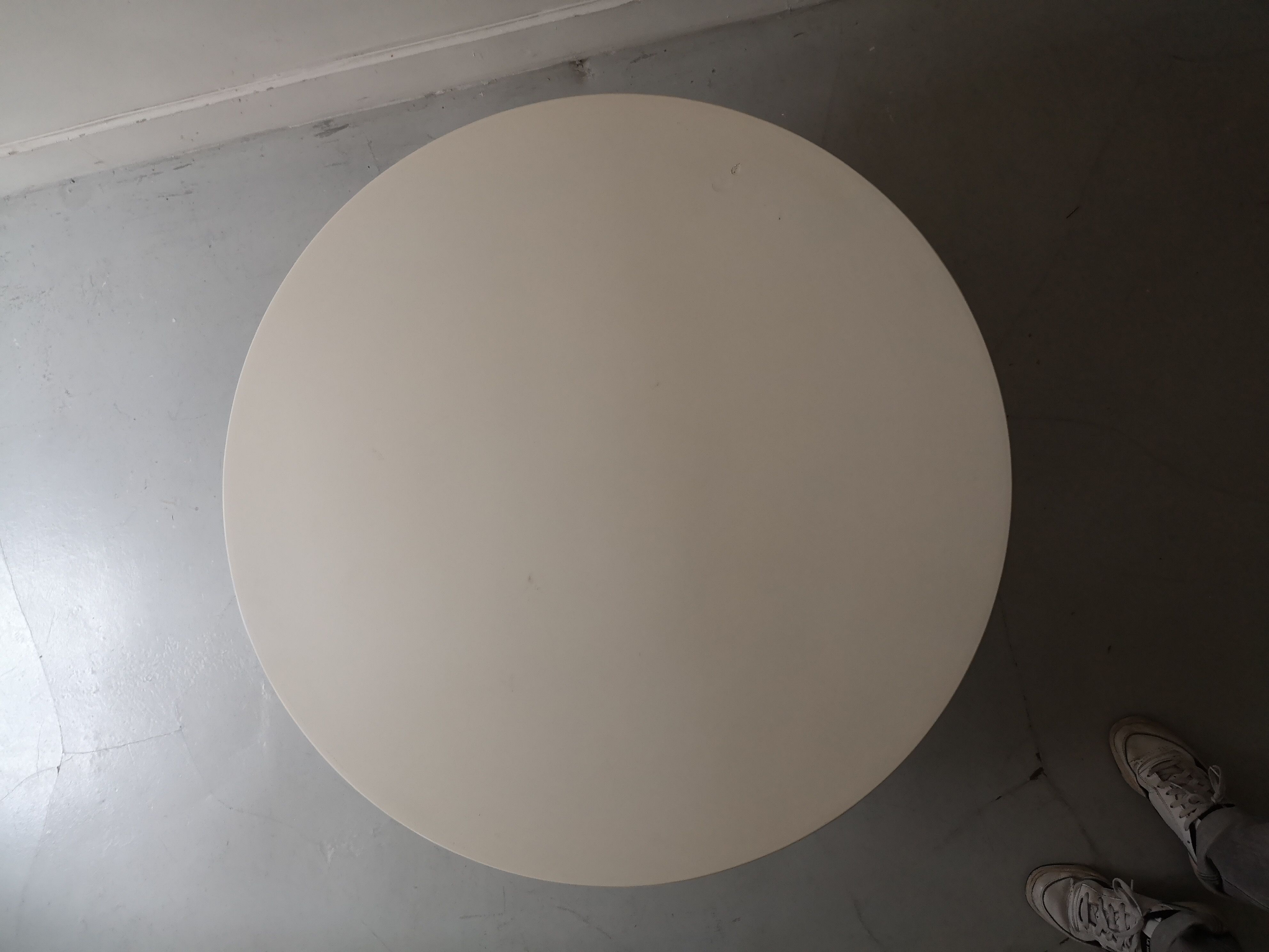 Fiberglass tulip coffee table, design 1970