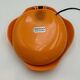 Lampe Oyster orange vintage par Gamma3, design italien des années 1970
