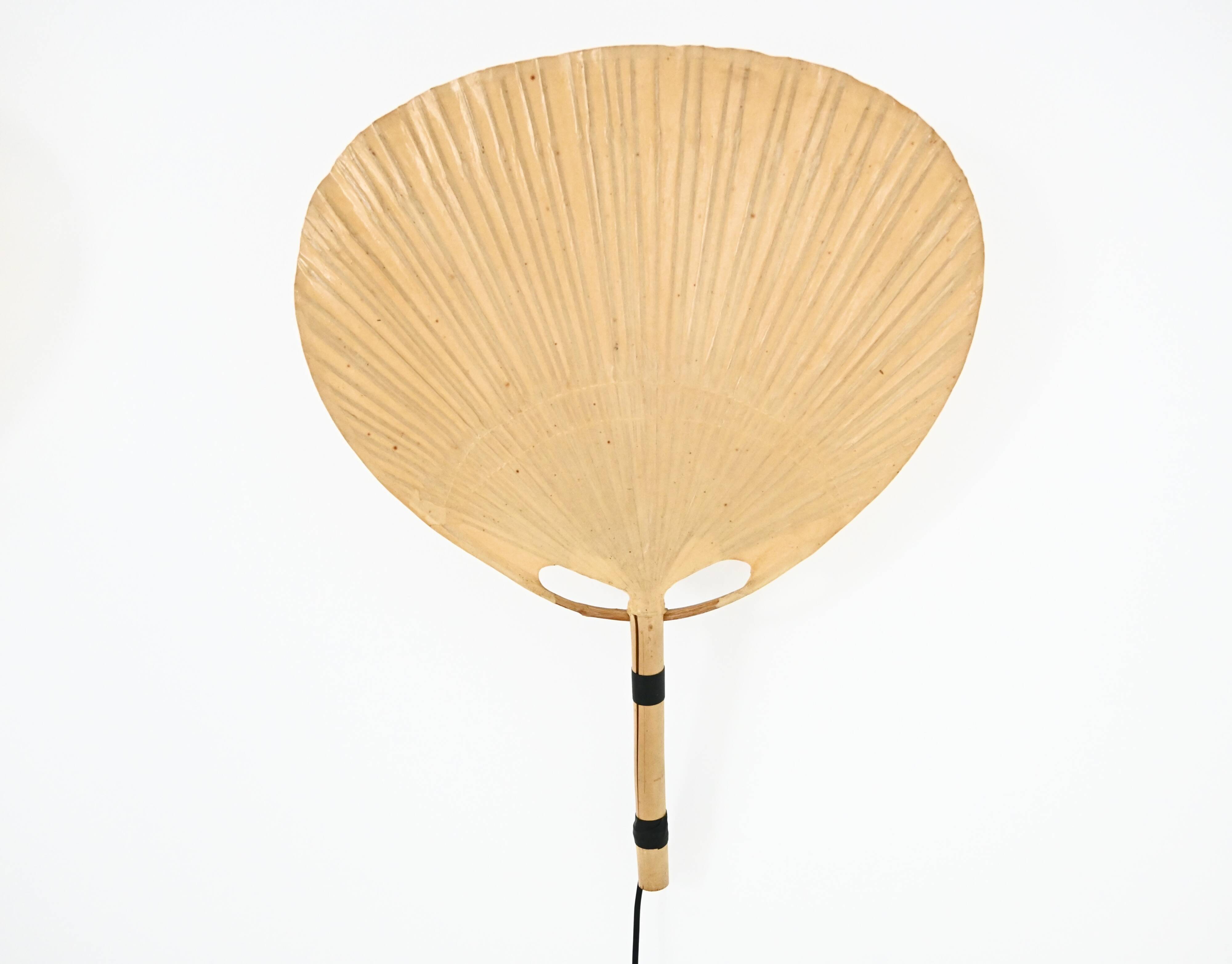 Pair of wall sconces "Uchiwa" by Ingo Maurer for M Design, years