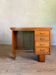 Bureau vintage en chêne demi-ministre