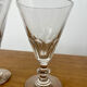Set 3 verres à eau taillés main, XIXème