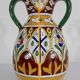 Polychrome vase in glazed earthenware, Nabeul – 1920