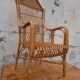 Fauteuil en rotin année 50